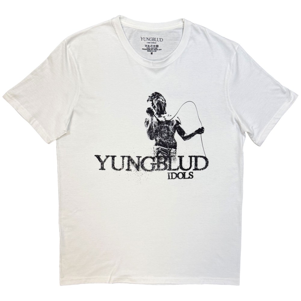 Yungblud - Idols Mic Heren Tshirt - Wit